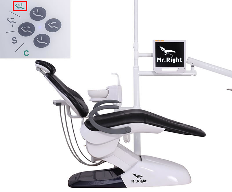 R9 dental chair Spit-Out Positon Key